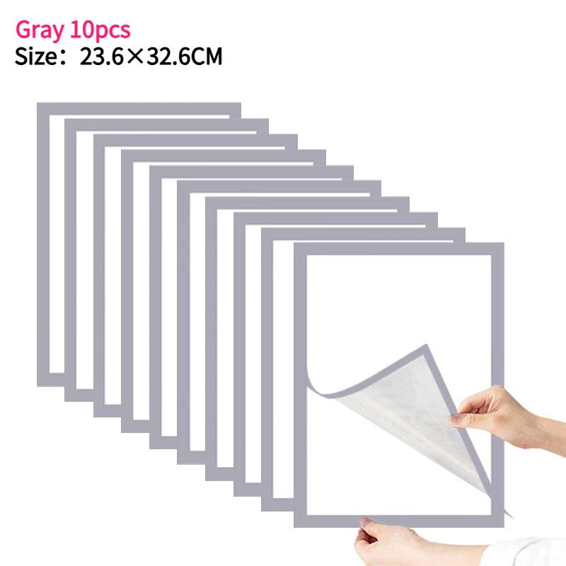 

Магнитные фоторамки А4 пластик 10 шт