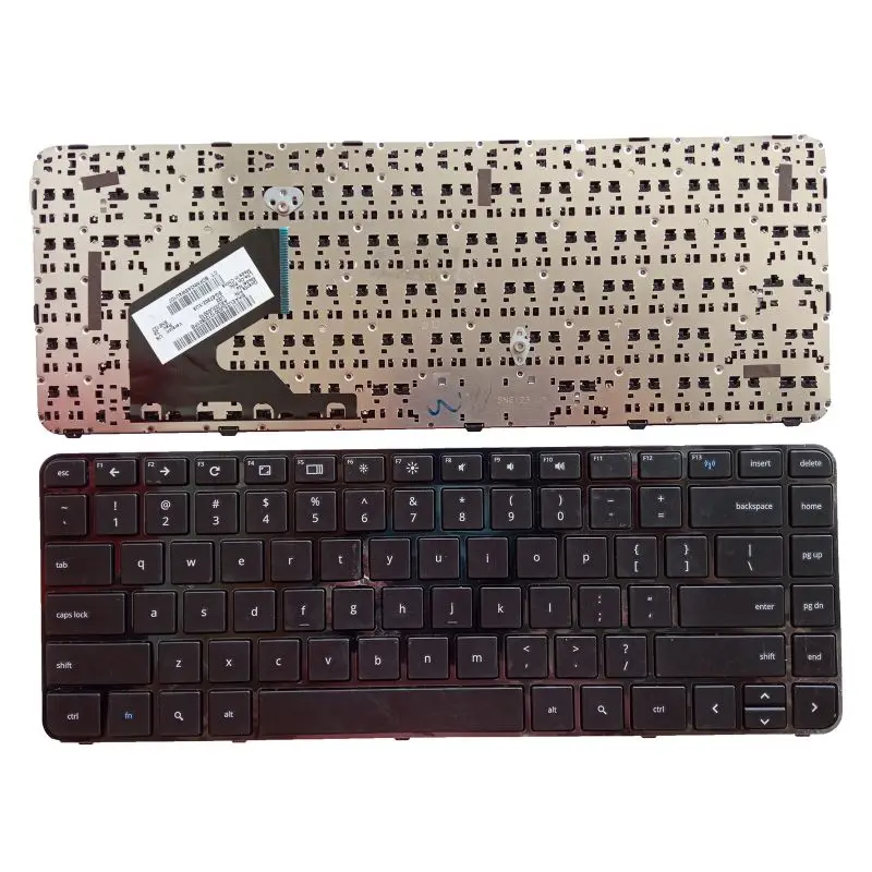 New HP Pavilion Sleekbook 14-B 14-B000 14-B100 14-C000 TPN-Q113 Q115 Keyboard with Frame 696276-001