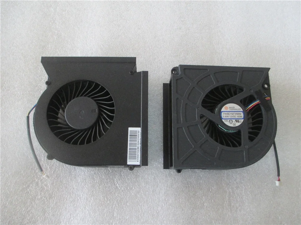 Новый вентилятор для ноутбука MSI GT73 GT73VR GT73EVR WT73VR GT75VR 17AX PABD19735BM N370 N390 N391 N407 N369