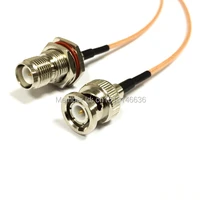 new modem coaxial cable rp tnc female jack switch bnc male plug connector rg316 cable pigtail 15cm 6 adapter