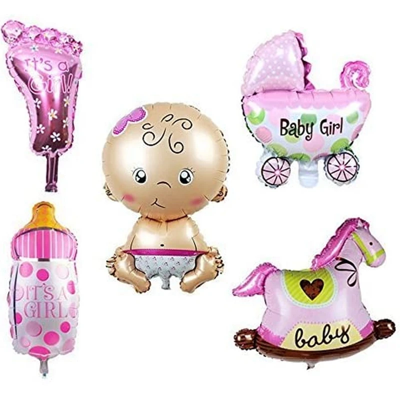 

HOT 5Pcs Angel Baby Suit Decoration Balloon Set Cartoon Aluminum Balloon Aluminum Balloons For Birthday Party Decoration