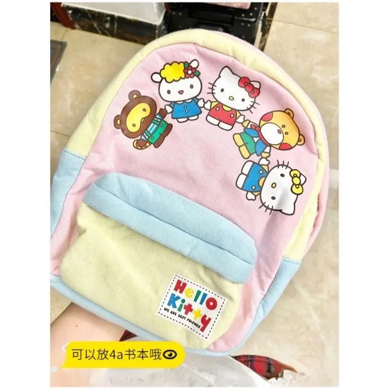 

Домашний рюкзак Hellokitty, новый милый женский рюкзак, универсальная Красивая мини-сумка для студентов Sanrio с героями мультфильмов