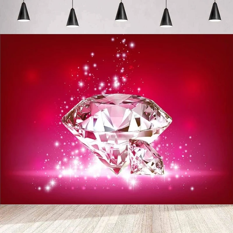 Фон для фотосъемки с изображением Красного бара праздника в честь Дня Рождения