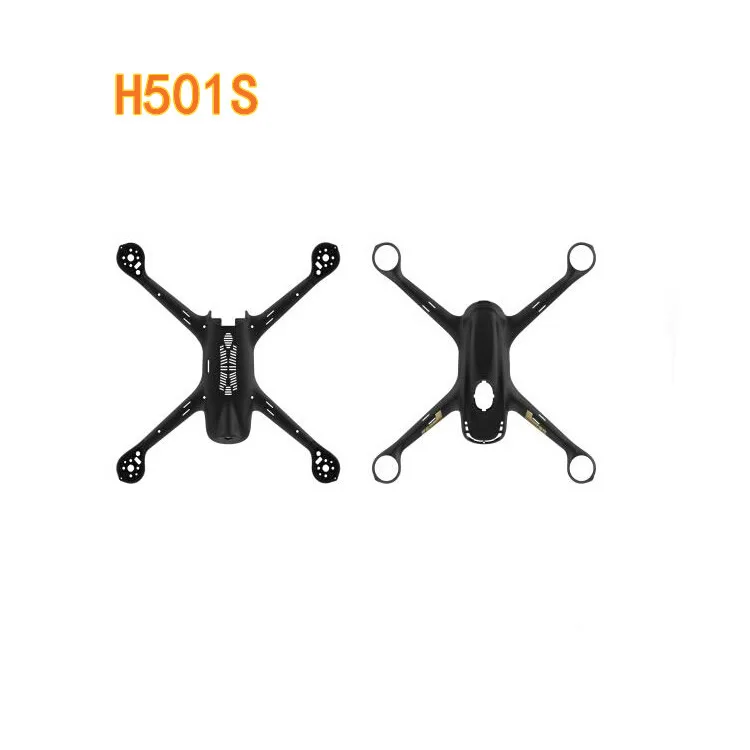 

Hubsan H501S RC Квадрокоптер Дрон запасные части Корпус Корпуса оригинальные аксессуары Верхняя Нижняя крышка