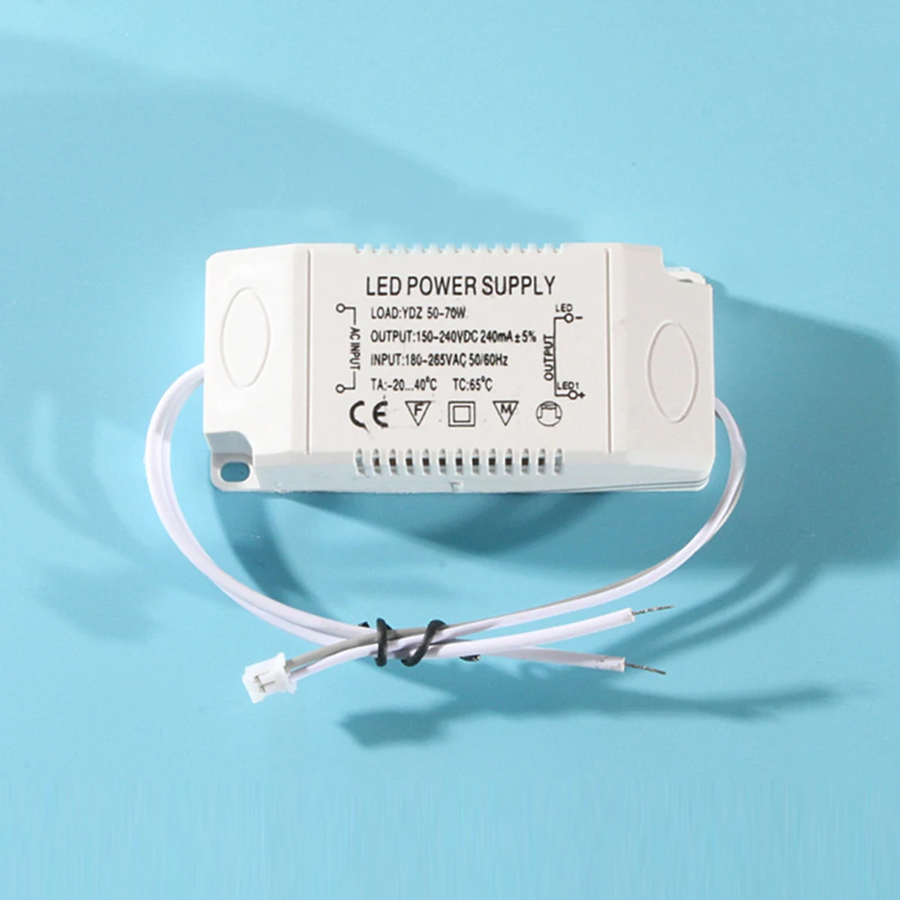 

Transformer LED Driver Electronic 1 Piece 50-70W AC180-265V50/60HZ Constant Current DC150-240V240mA Driver External