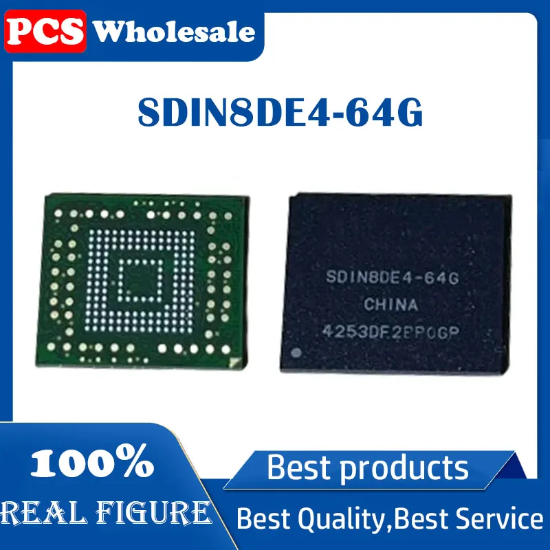 Флэш-микросхема SDIN8DE4-64G 8DE4-64G BGA153 EMMC 64GB
