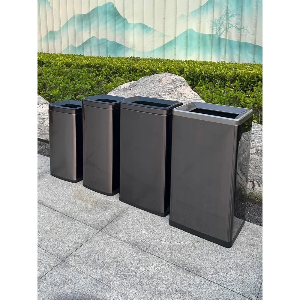 Корзина для мусора из нержавеющей стали 50 литров