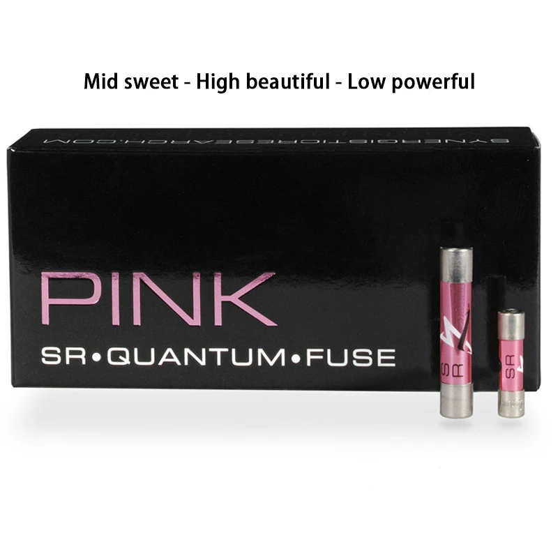 Высококачественный аудиофильский предохранитель SR Pink Quantum Fuse с низким уровнем шума и без потерь звука для улучшения звучания в ламповых усилителях, CD-плеерах и проигрывателях винила. (art.: 3920dc07a2264) - 3920dc07a2264