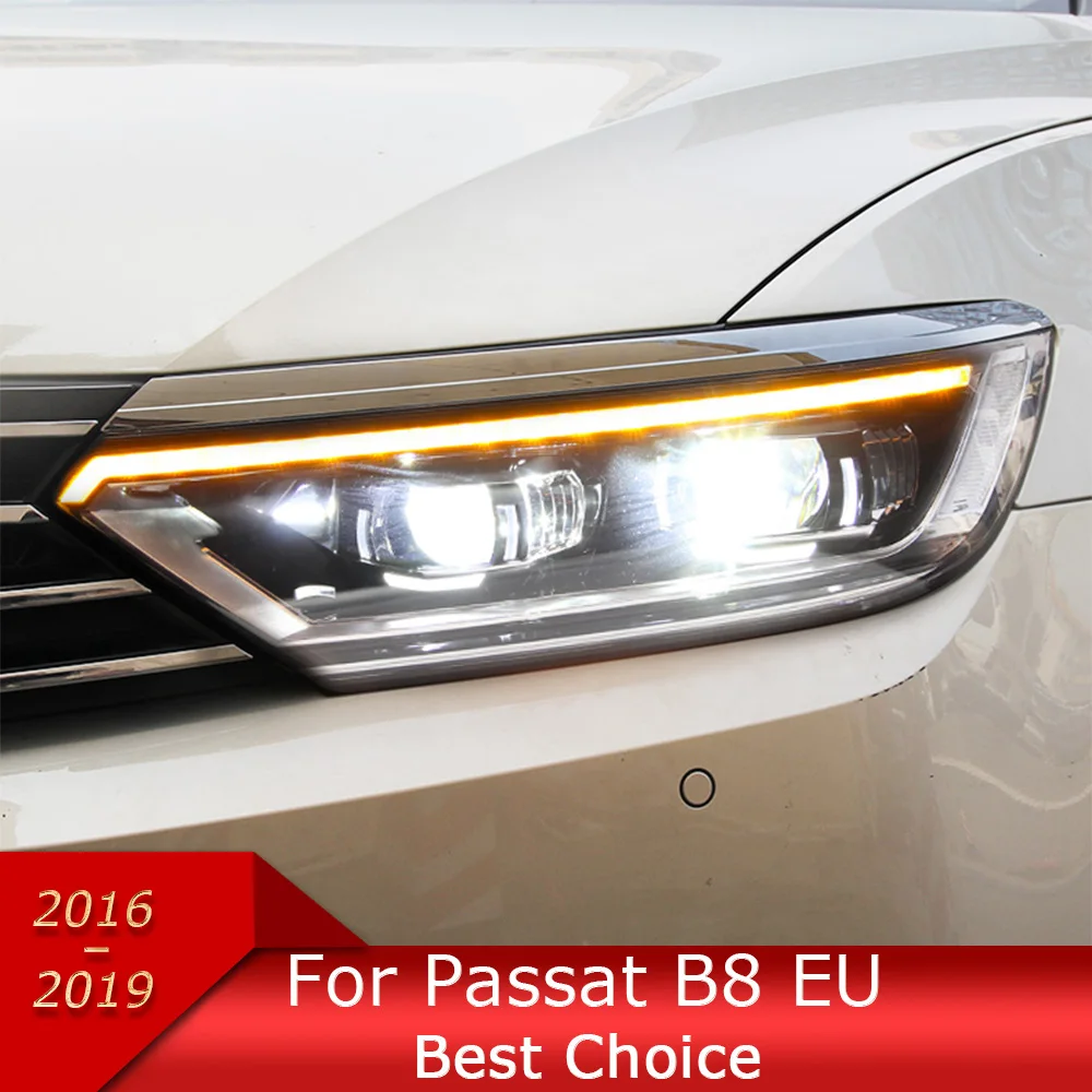 

Car Lights For Passat B8 2016-2019 Magotan EU Version Upgrade B8.5 LED Auto Headlight Assembly LHD RHD Hot Sale Accessories