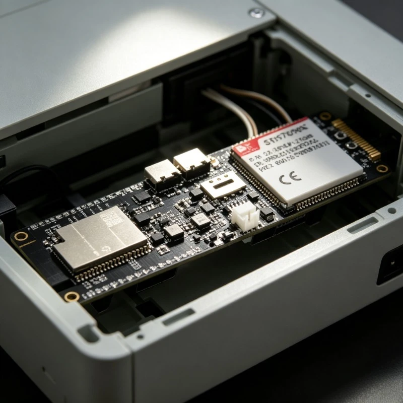 Фото Плата разработки на базе чипа ESP32 с 4G LTE CAT4, USB-модемом, Wi-Fi, Bluetooth, аккумулятором 18650 и солнечной зарядкой №2