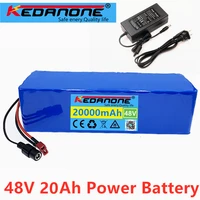 48v lithium ion battery 48v 20ah 1000w 13s3p li ion battery pack for 54 6v e bike electric bicycle scooter with bms 2a charger