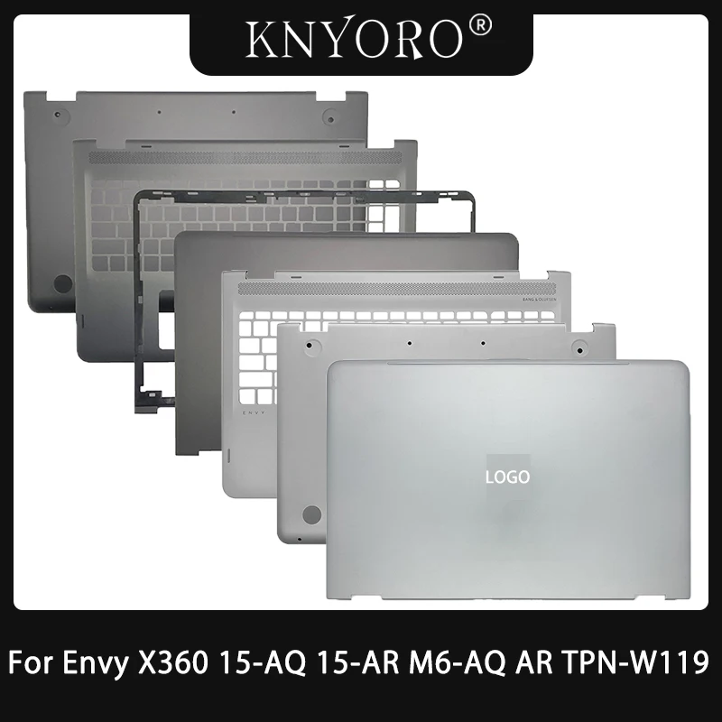 

NEW for HP Envy X360 15-AQ 15-AR M6-AQ M6-AR TPN-W119 LCD Back Cover Front Bezel Palmrest Bottom Case Laptop Top Case 856799-001