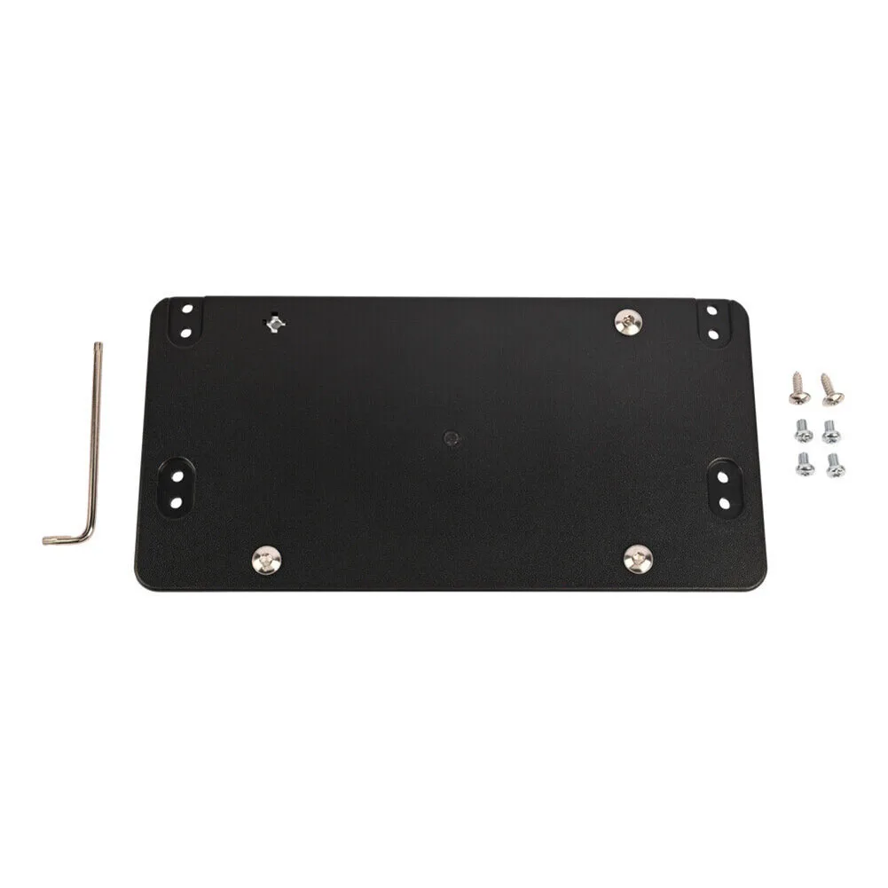 

1pc Rear License Plate Tag Holder Mounting Bracket Black Plastic Common To All Models For Mercedes #A1698170211