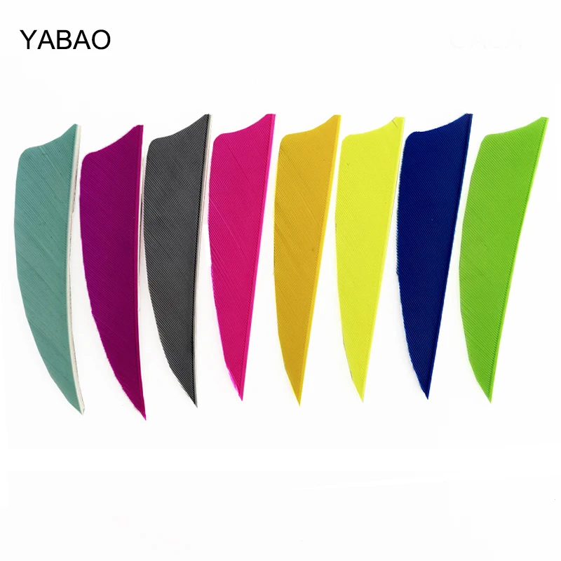 100 шт. YABAO левые крылья перо стрелы для аксессуаров стрельбы из лука 3 &quotперья