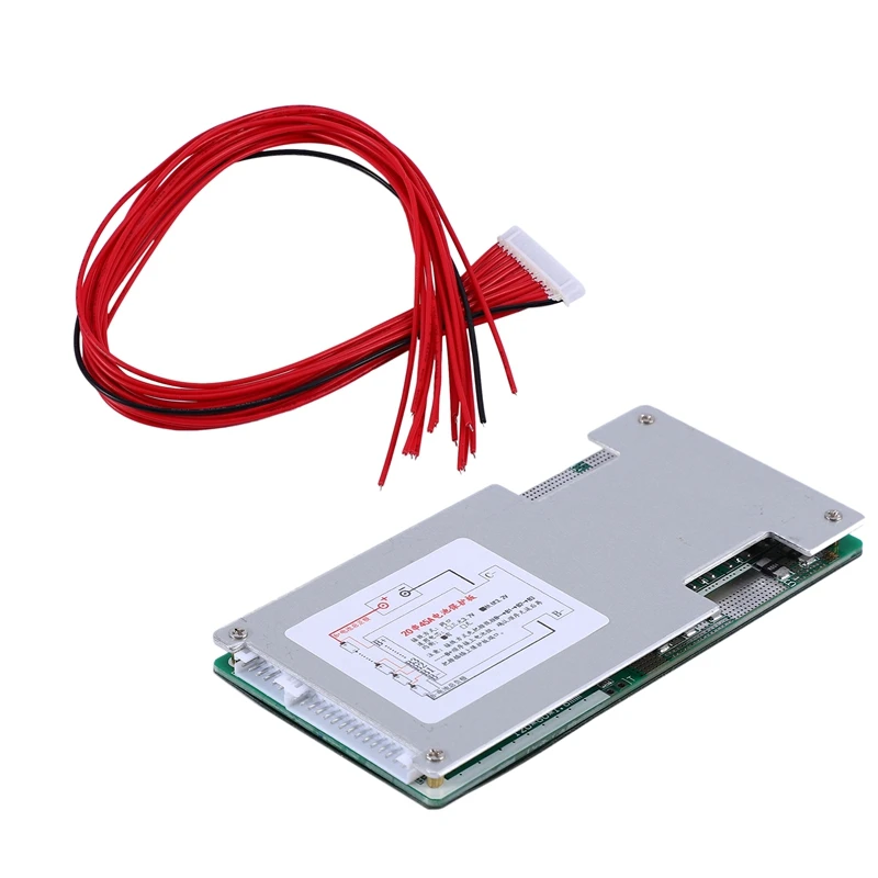 

Защитная плата для аккумулятора Lifepo4 20S 60V 45A, печатная плата BMS с балансировкой для мотоцикла, электровелосипеда, скутера