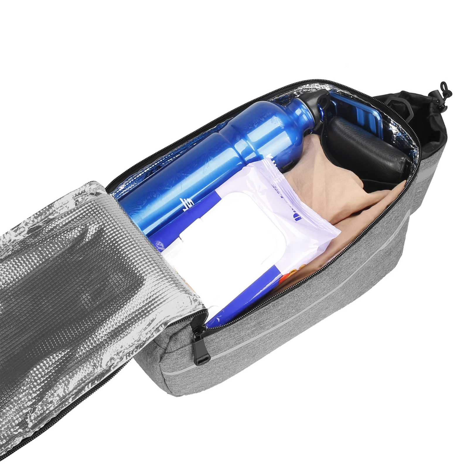 

Bike Saddle Rack Trunk Bag Adjustable Adhesive Mounting Straps Bike Bag for Mountain Bikes Road Bikes