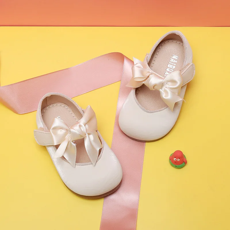 

Baby Girl Princess Shoes 0-2 Years Old Spring Children's PU Leather Shoes Baby Soft Bottom Toddler Shoes Girls Shoes