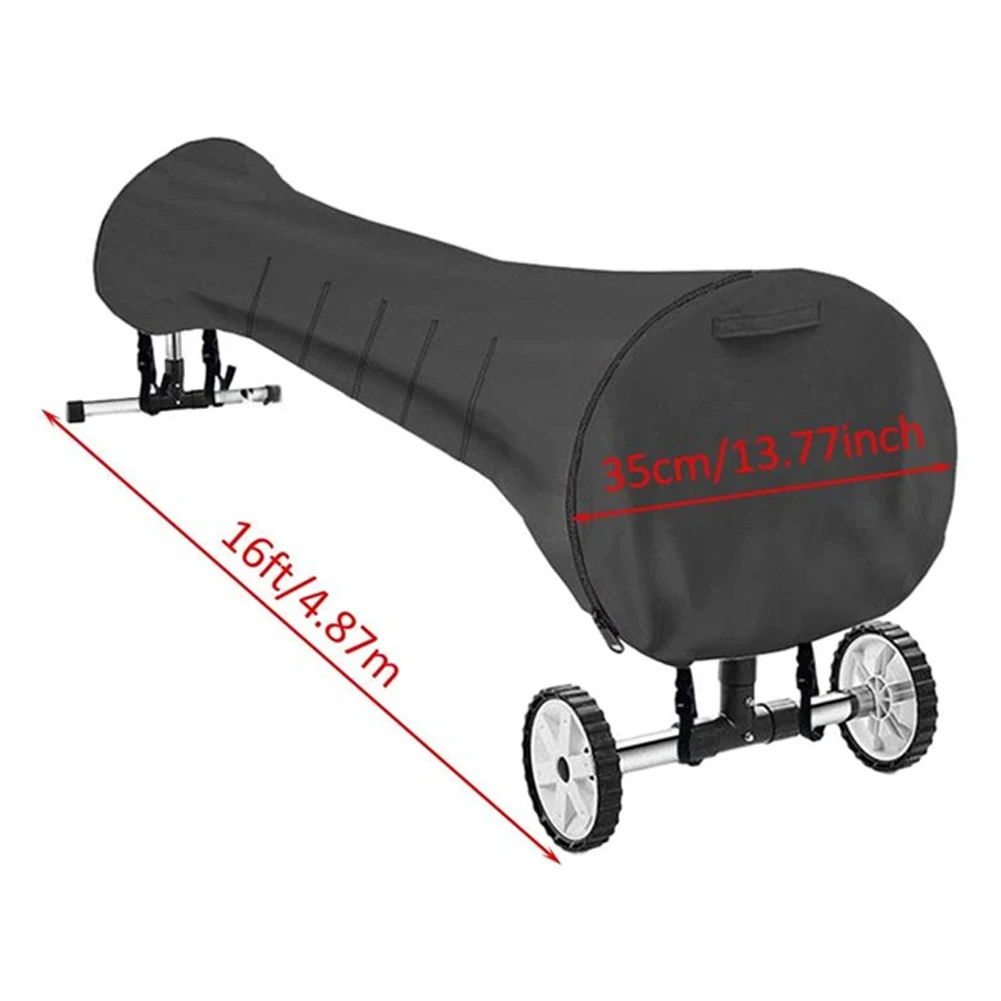 

Waterproof Pool Solar Reel Cover Safe from Sun and Frost Adjustable Reel Size Durable and Easy to Clean Polyethylene Material