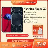 [In Stock] Nothing Phone (1) Global Version 5G Smartphone 6.55'' OLED Display Mobile Phone Snapdragon 778G+ Cellphone 4500mAh 1