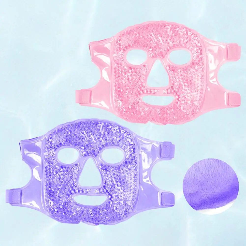 

Ледяная герметичная маска для снятия усталости лица супермягкая подкладка маска для лица Горячий Холодный компрессионный гель для глаз ма...