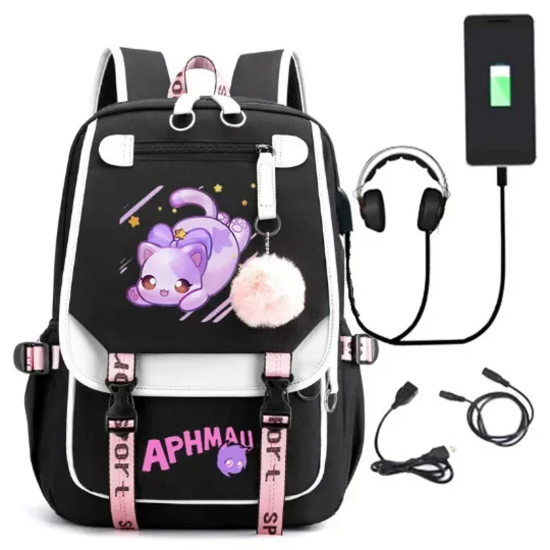 Модный рюкзак Aphmau Mochila для девочек большая вместительная школьная сумка дорожный