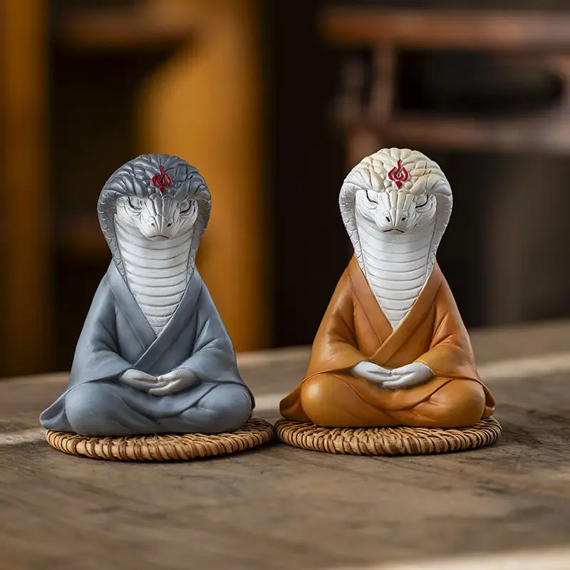 Древний Зодиак Змея Орнамент Моделирование Год Питона Талисман Настольное