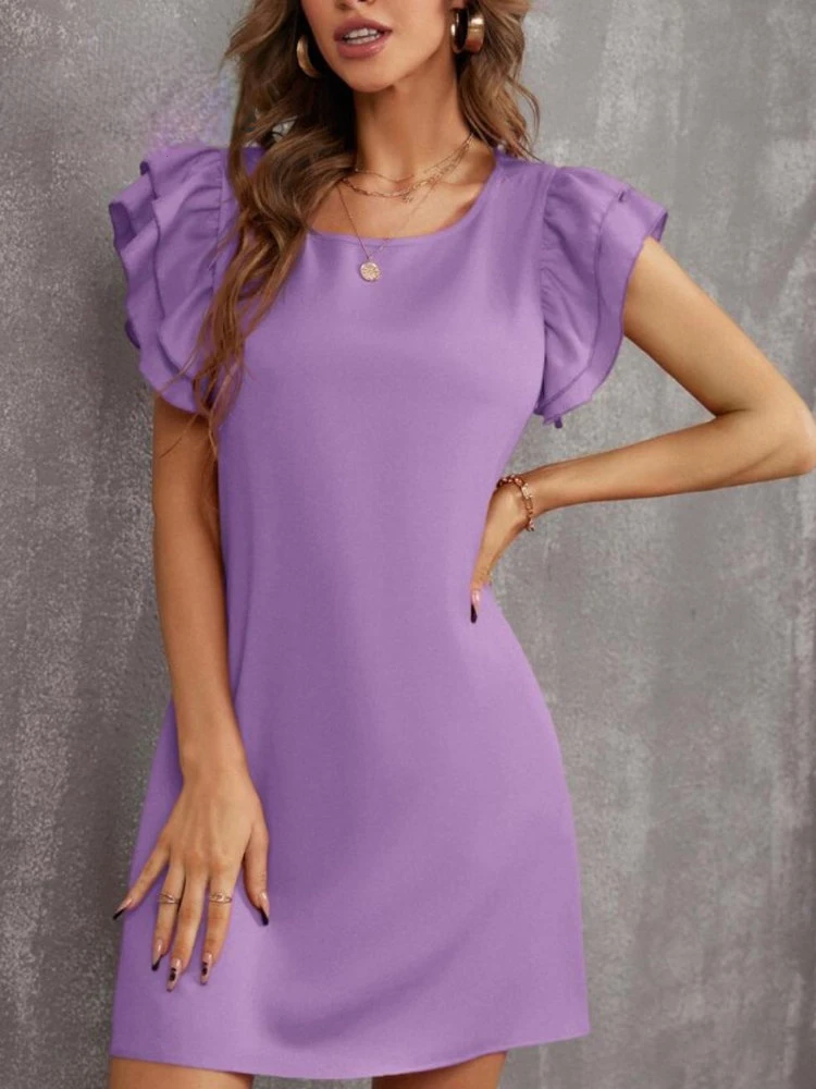 

Элегантное летнее платье, женские прямые повседневные строгие офисные женские синие облегающие мини-платья а-силуэта для женщин, новинка ...