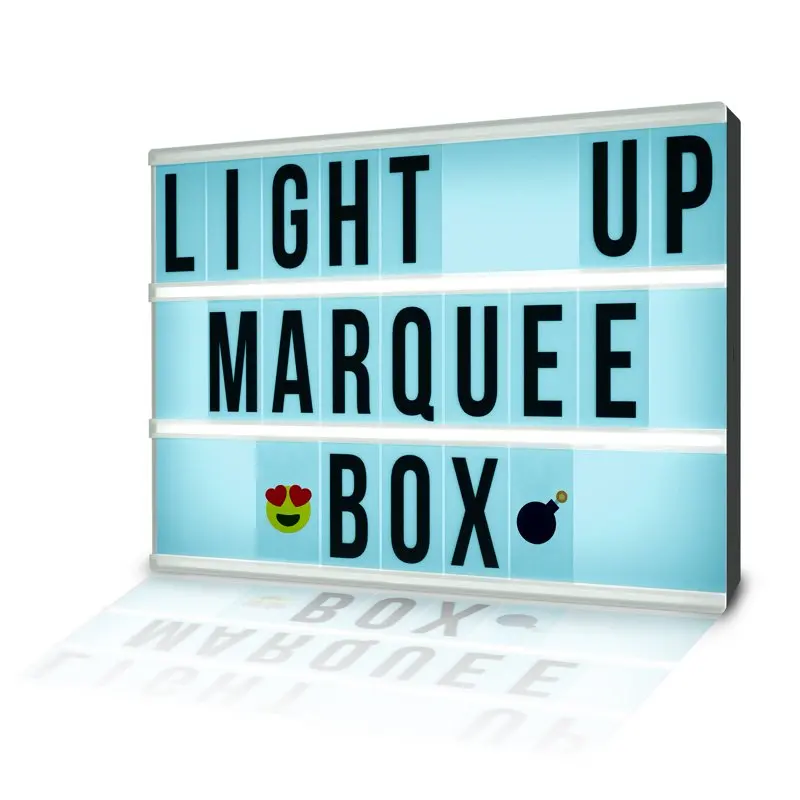 

LED Marquee - Multi-Color Light-up Marquee Box with Remote, Alphabet, Symbols Perfume Diffuser Perfumes originales para hombre P