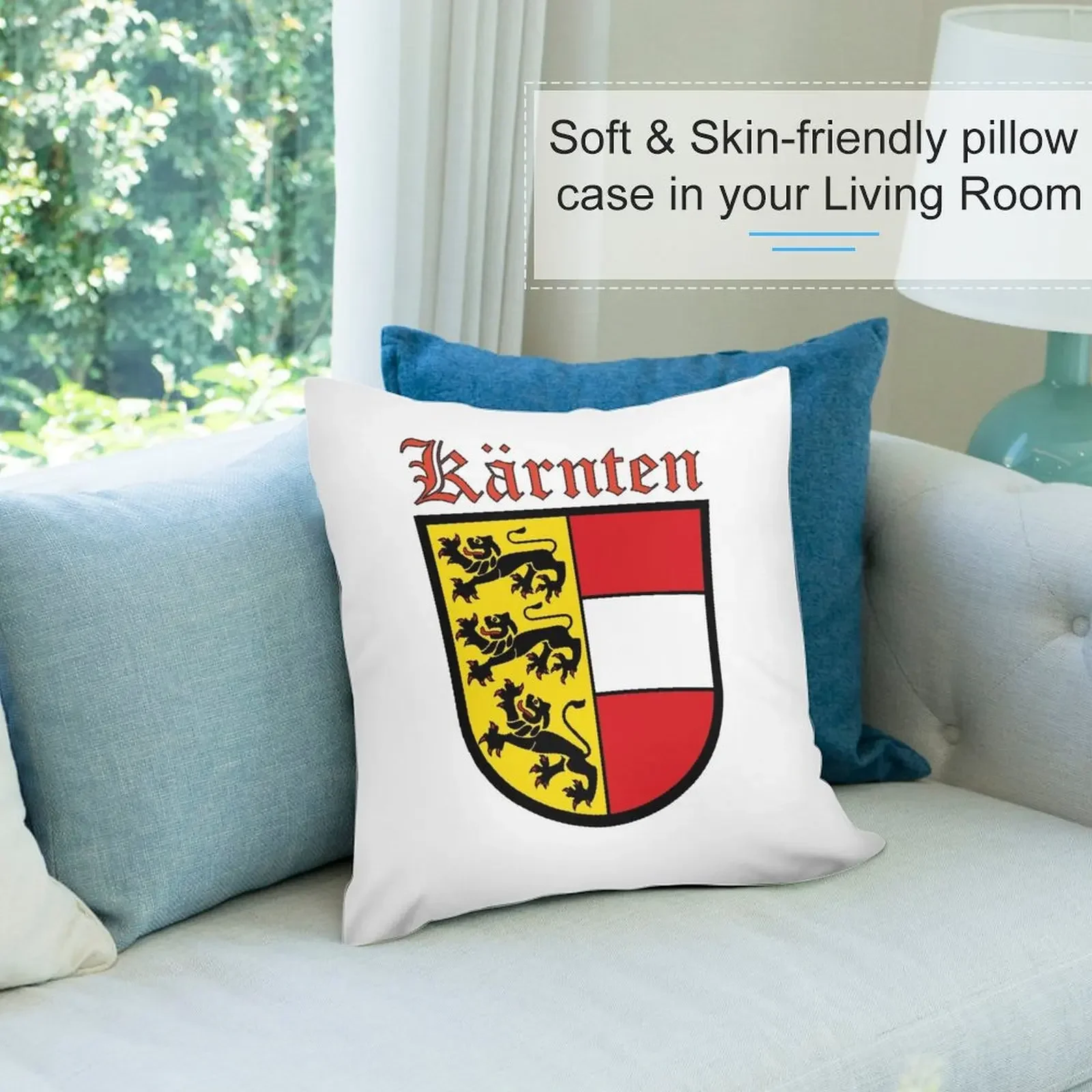 Герб Каррина декоративная подушка новогодняя наволочка чехлы для подушек