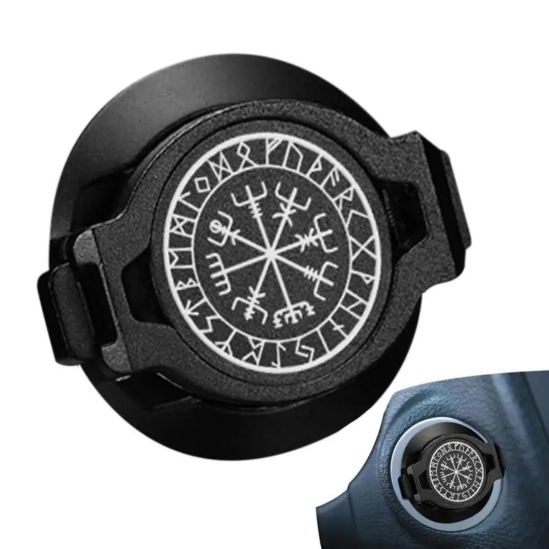 

Push Start Button Cover Automatic Alloy Button Switch Cover Car Accessories Multifunctional Car Decor Sticker Cool Engine