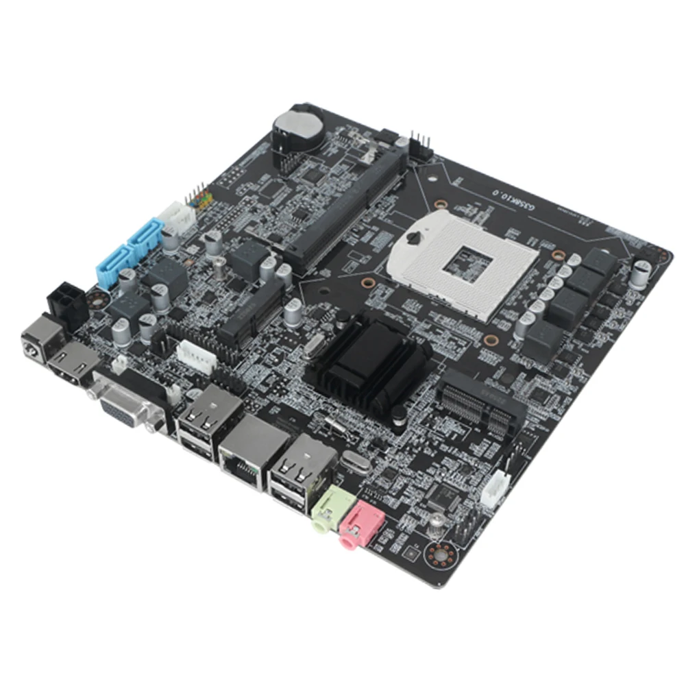 Материнская плата HM65 для компьютера поддержка DDR3 1066/1033/1600 LGA988 Универсальная