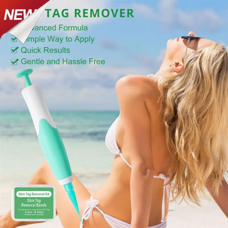 

Двусторонняя ручка для удаления бородавок, набор для безболезненного удаления этикеток на коже, родинок, бородавок, набор для удаления этикеток на коже, инструмент для красоты и ухода за кожей