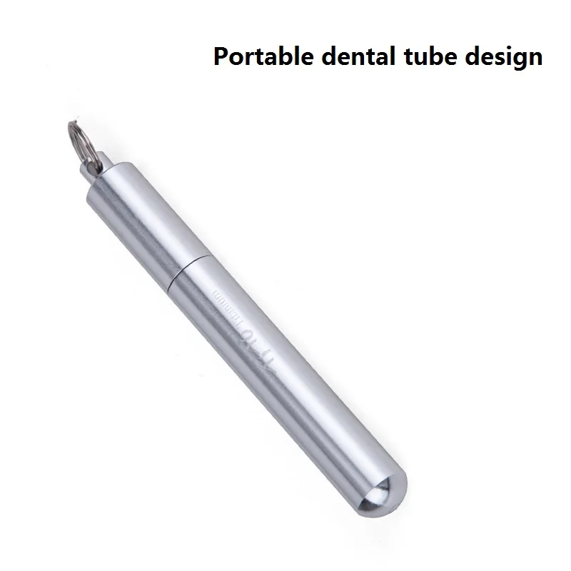 Зубочистка из титанового сплава чистого титана портативный многофункциональный