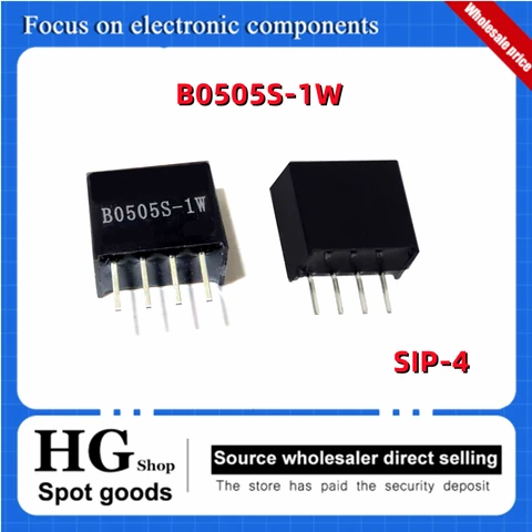 10 шт./лот, оригинальный новый B0505S B0505S-1W HLK-B0505S-1WR3 SIP-4 DC-DC изолирующий модуль питания от 5 В до 5 В, 1 Вт