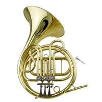 tide music f key 3 key gold lacquer yellow brass french horn