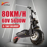 80kmh 5600w 2 motors electric scooter off road 11inch dual motor wheel e scooter patinete electrico adulto electric skateboard