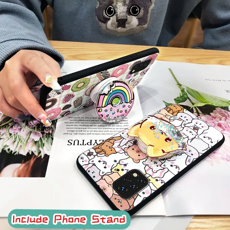 cute drift sand phone case for umidigi bison x10sx10s nfc for girls cover dirt resistant glisten free global shipping