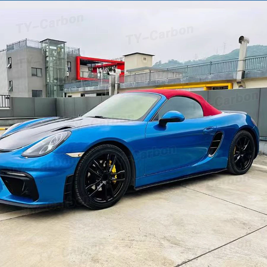Для Porsche 981 Cayman Boxster комплект вентиляционных отверстий из настоящего углеродного