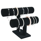 Стойка для ювелирных изделий, бархатная, 2 слоя