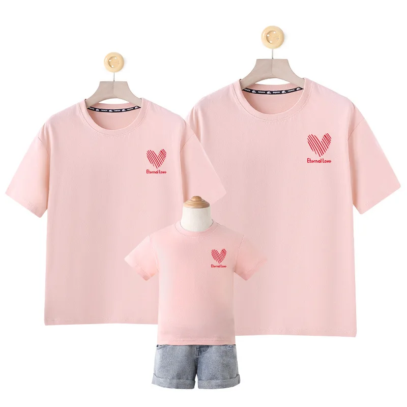 2022 летняя семейная одежда с принтом хлопковая семейный образ футболки для отца