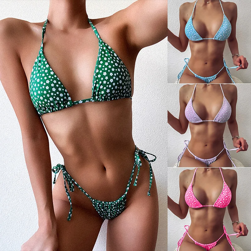 

Floral Print Bikini Women Swimwear Leopard Bikinis Sexy Biquini Swim Suit Push Up Swimsuit Female Beachwear Swimming Bikini