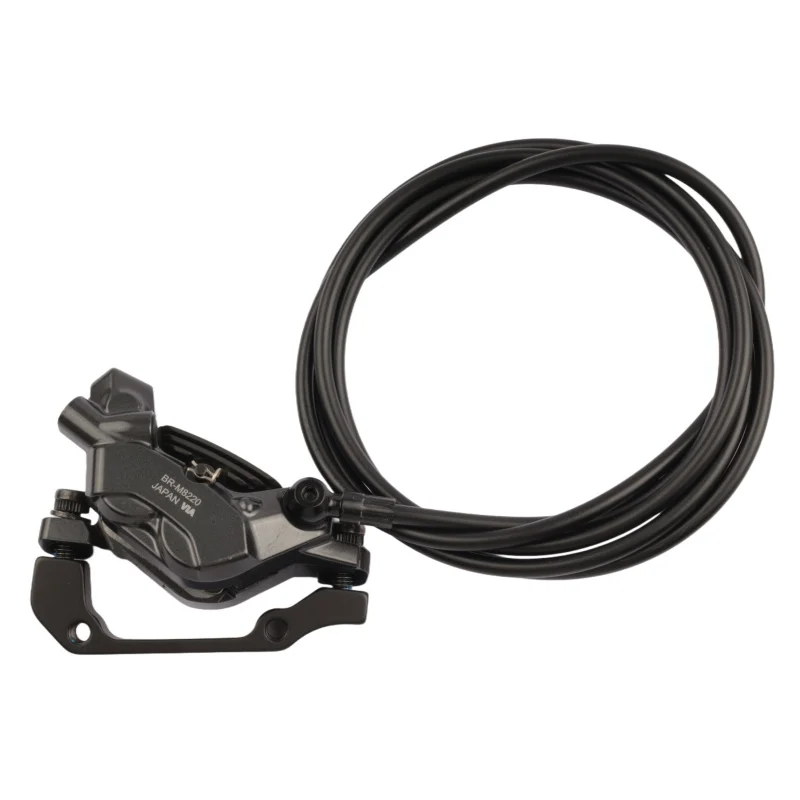 Фото Тормоза Shimano Deore XT M8220, 4-поршневые, BL-M8200 BR-M8220, левый передний 900 мм, правый задний 1700 мм, раздельные P04C/P03A, для горного велосипеда №3