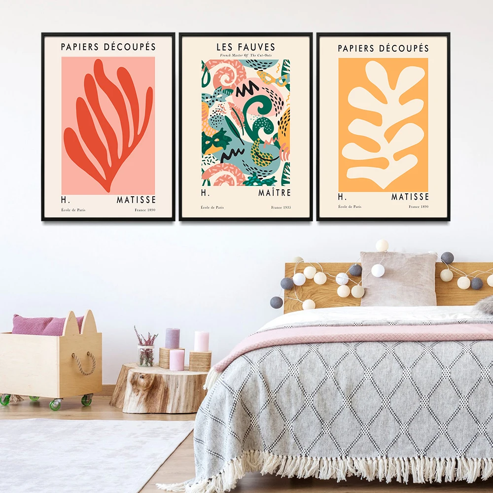 

Matisse Exhibition Poster, The Sheaf, Matisse Art Print, Floral Decor, Flowers, Papiers Decoupes, Matisse Cutouts, Wall Art Deco