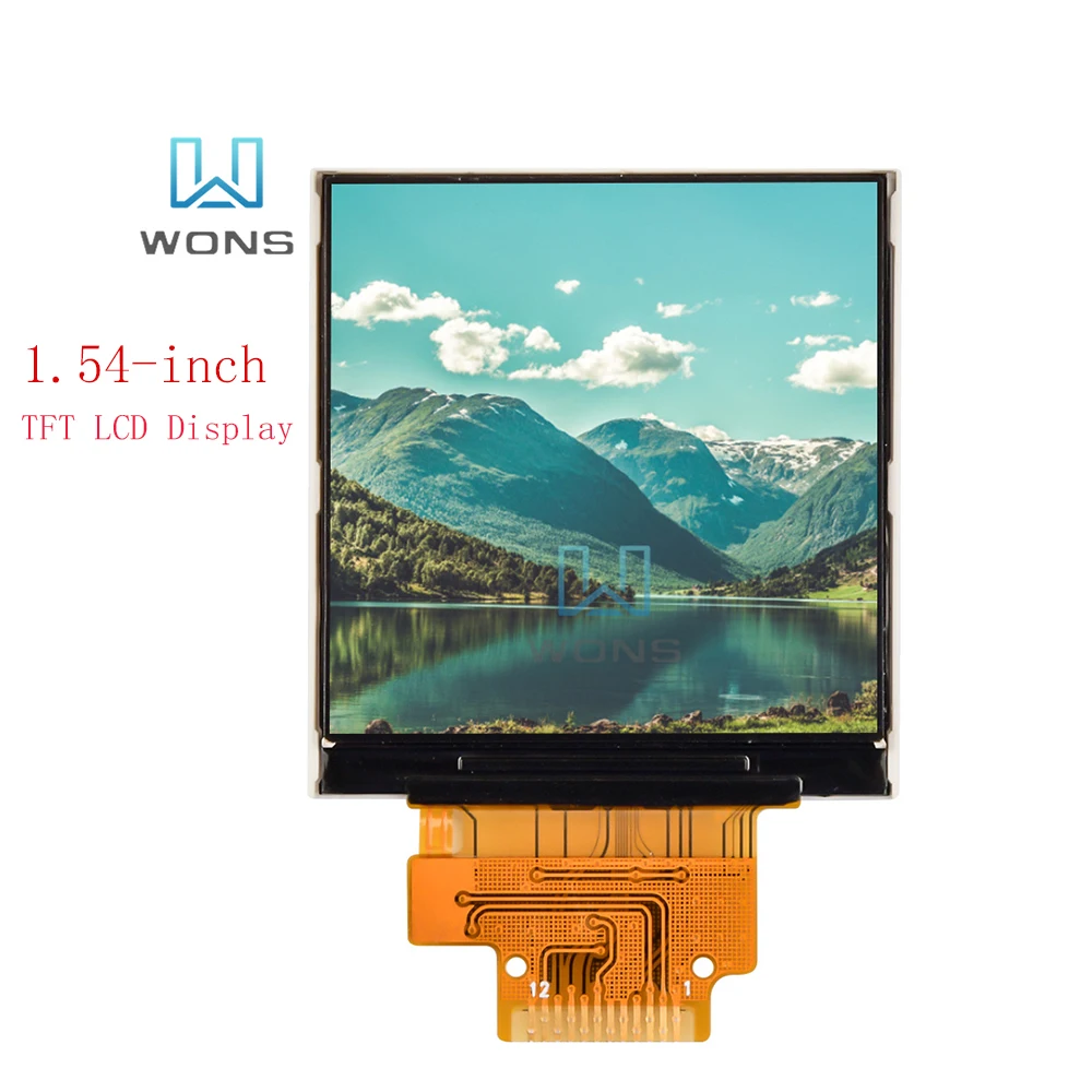 

3,5-дюймовый TFT ЖК-дисплей 1,54 в HD IPS полноцветный 12-контактный последовательный порт экран Поддержка порта SPI интерфейс драйвер чип ST7789V 3,3*240