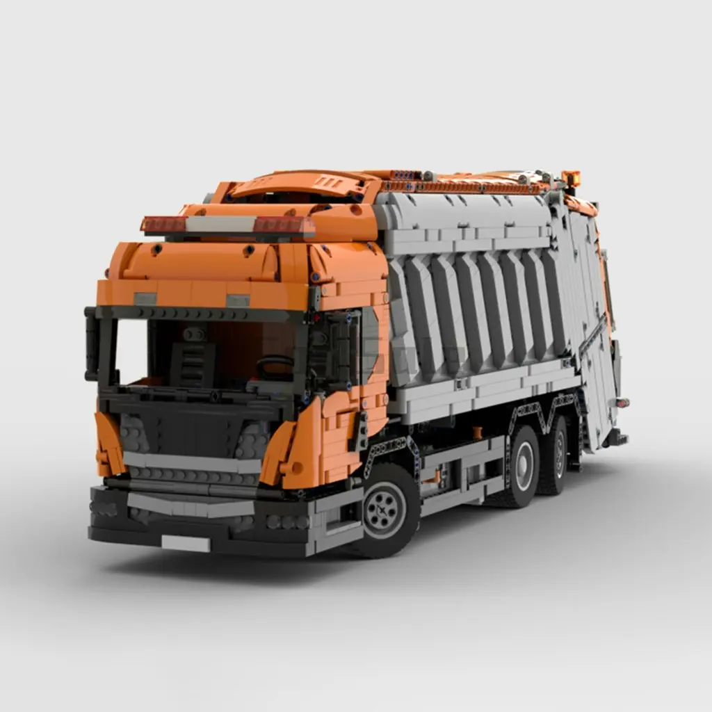 

MOC-92116 L Garbage Truck 4845pc remote control electric Building Blocks Stitch Toys