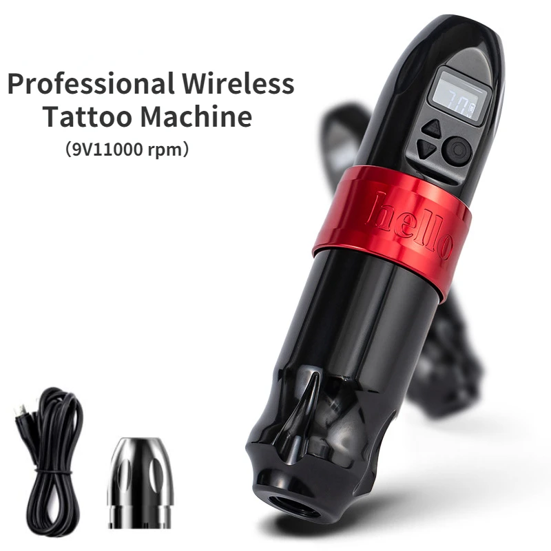 

Ambition Boxster Professional Wireless Tattoo Machine Pen Strong Coreless Motor 1650 mAh Lithium Battery for Tattoo Artist