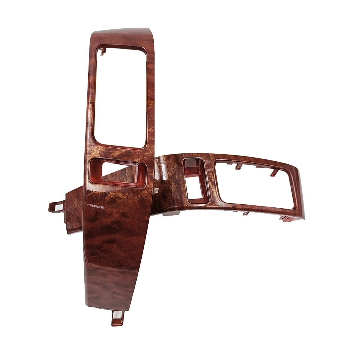 

Car A/C Vents Frame Finish Plate Panel for Toyota Land Cruiser Prado 120 FJ120 Lexus GX470 2003-2009 Dark Walnut