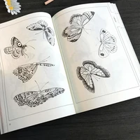 line drawing butterflies paintings art book by liu qinfang coloring book for adults relaxation and anti stress painting book