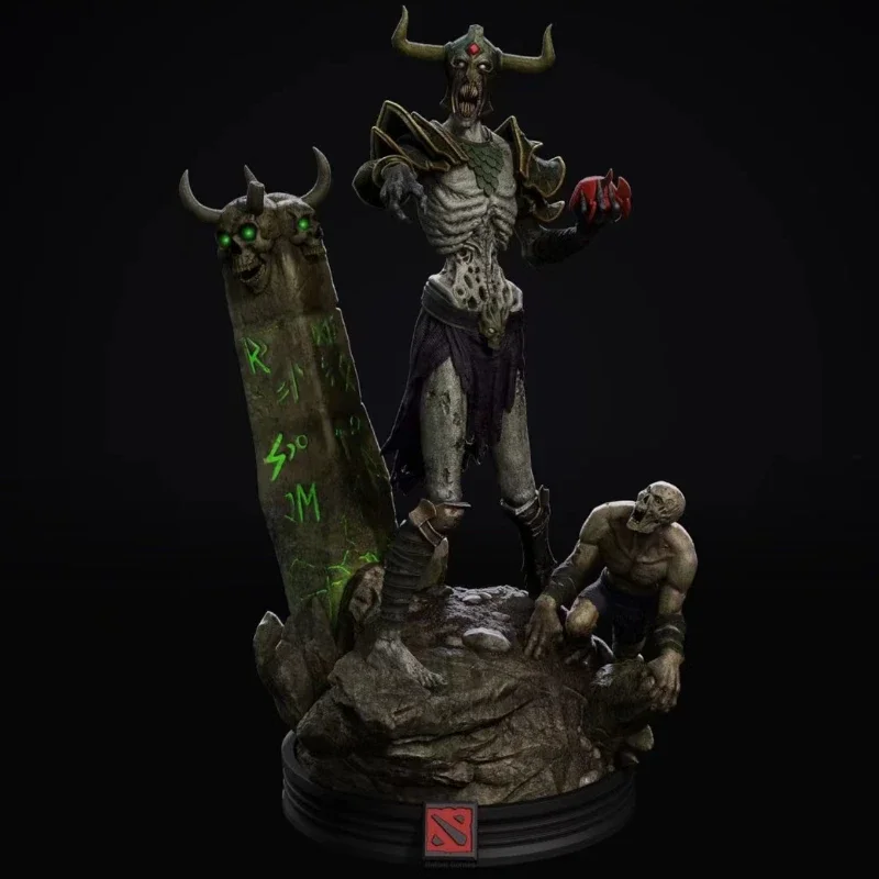 

【Handmade】Presale Original DOTA Anime Figurine 25cm Dota Queen of Pain Statue Corpse King Figures Action Figurals Limited Figure