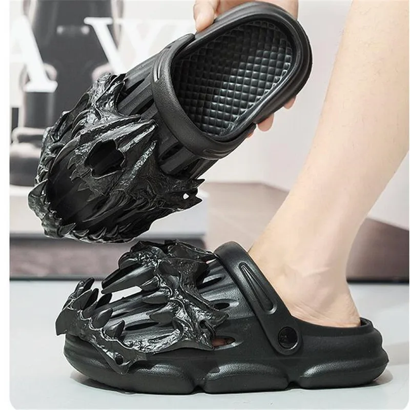 

2023 Summer Women Men Sandals Light EVA Men's Casual Shoes Hole Shoes Clogs Lovers Home Garden Outdoor Male Beach Flat Slippers